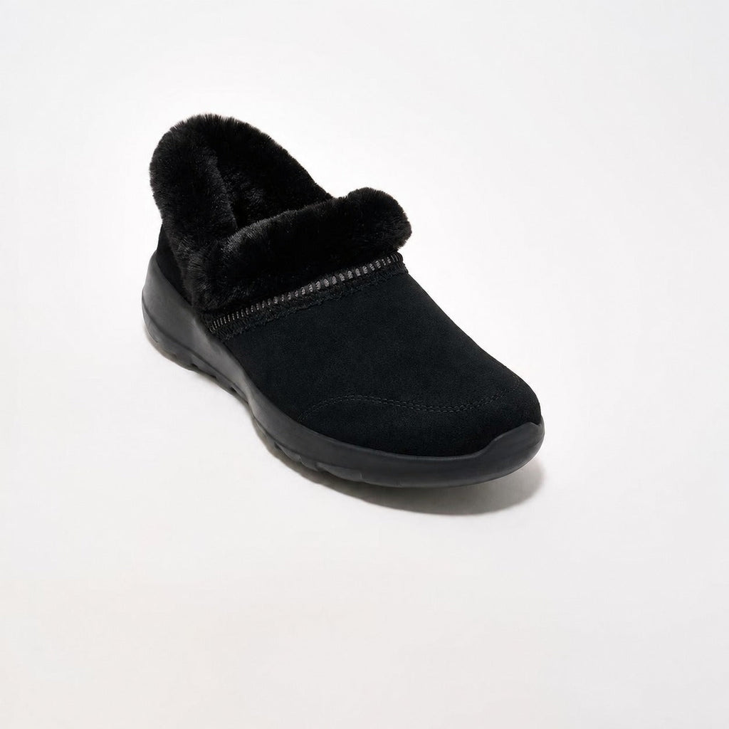 Women’s Water-Repellent Suede Cozy Slip-Ons