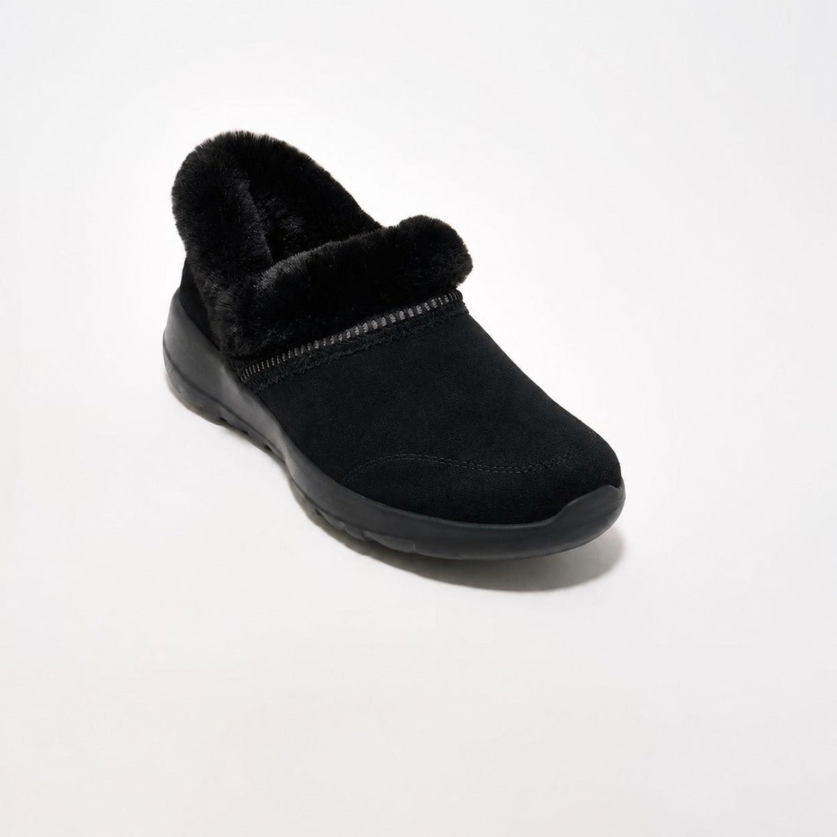 Women’s Water-Repellent Suede Cozy Slip-Ons