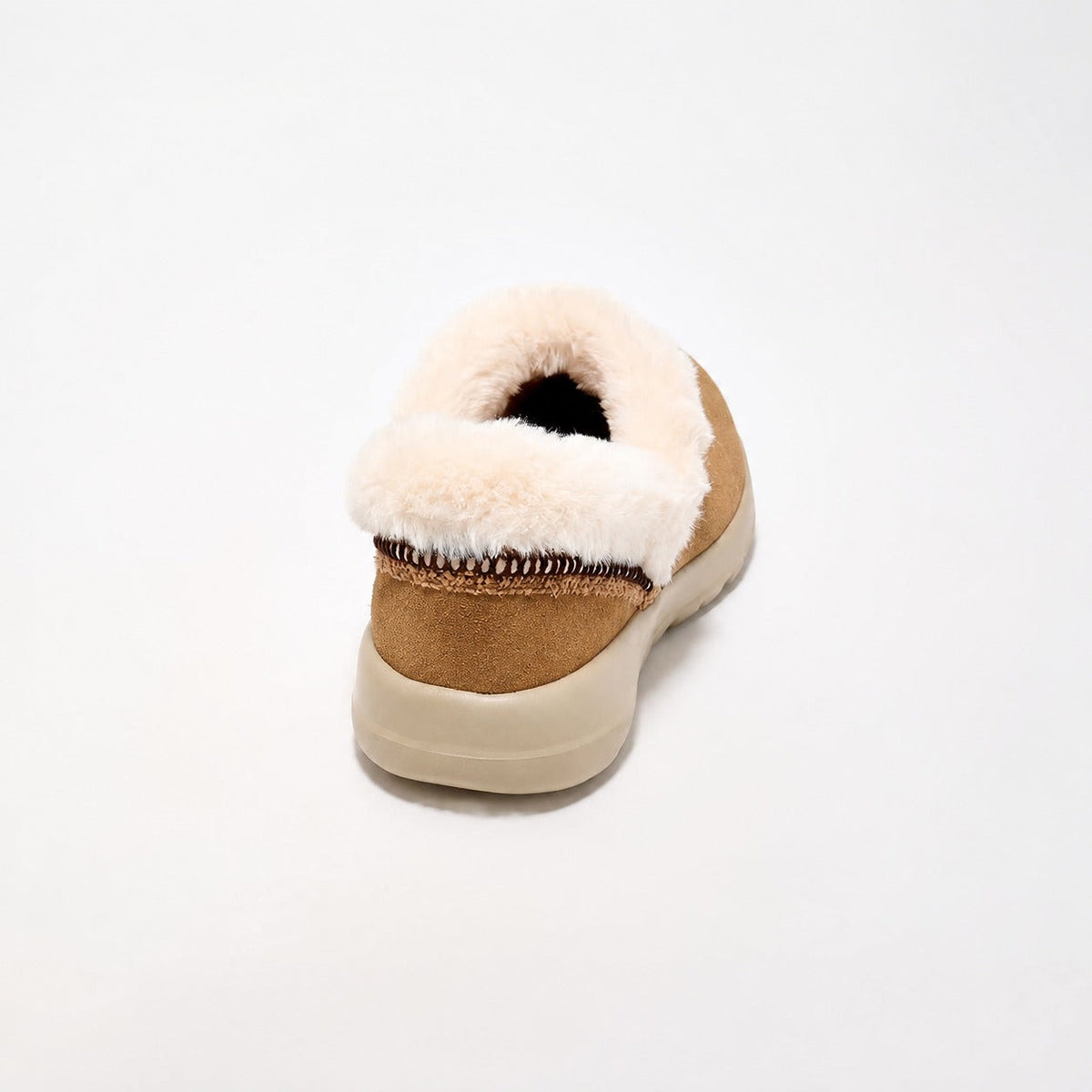 Women’s Water-Repellent Suede Cozy Slip-Ons