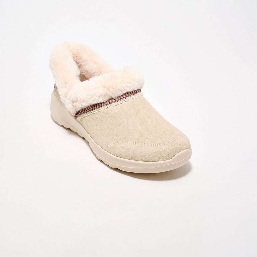 Women’s Water-Repellent Suede Cozy Slip-Ons