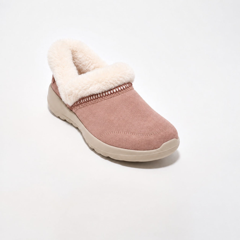 Women’s Water-Repellent Suede Cozy Slip-Ons